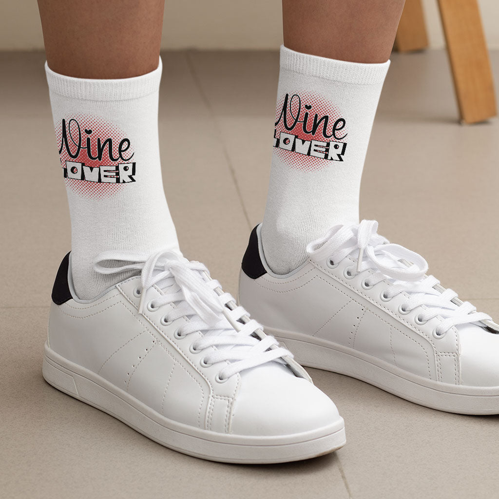 Wine Lover Socks - Best Print Novelty Socks - Cool Crew Socks