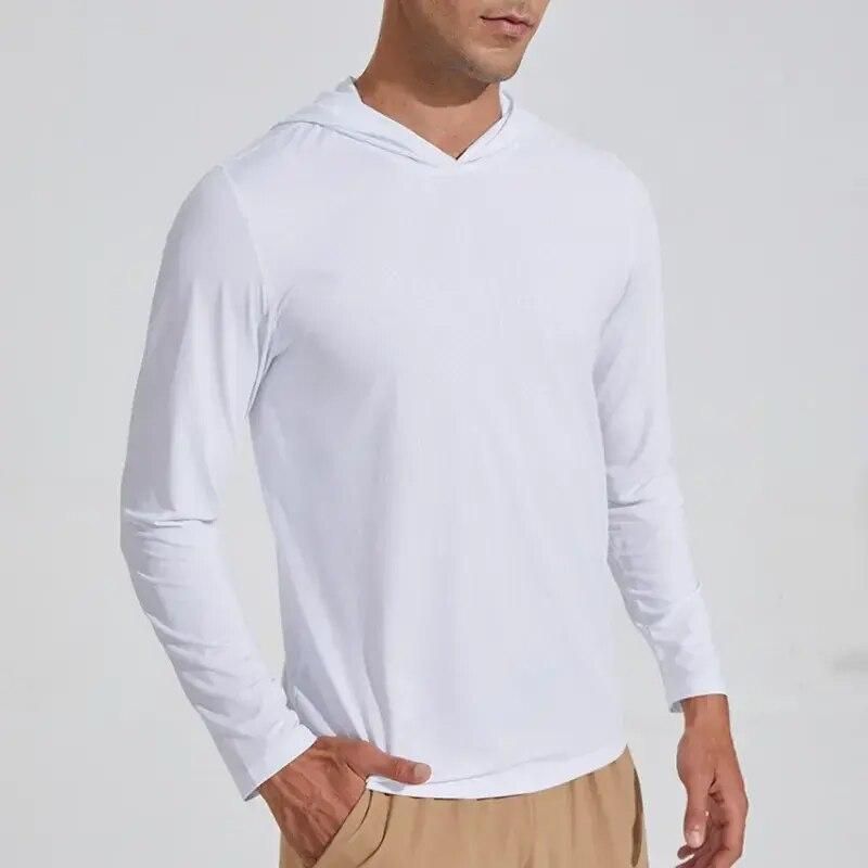 Quick-Dry Long Sleeve Compression Hoodie