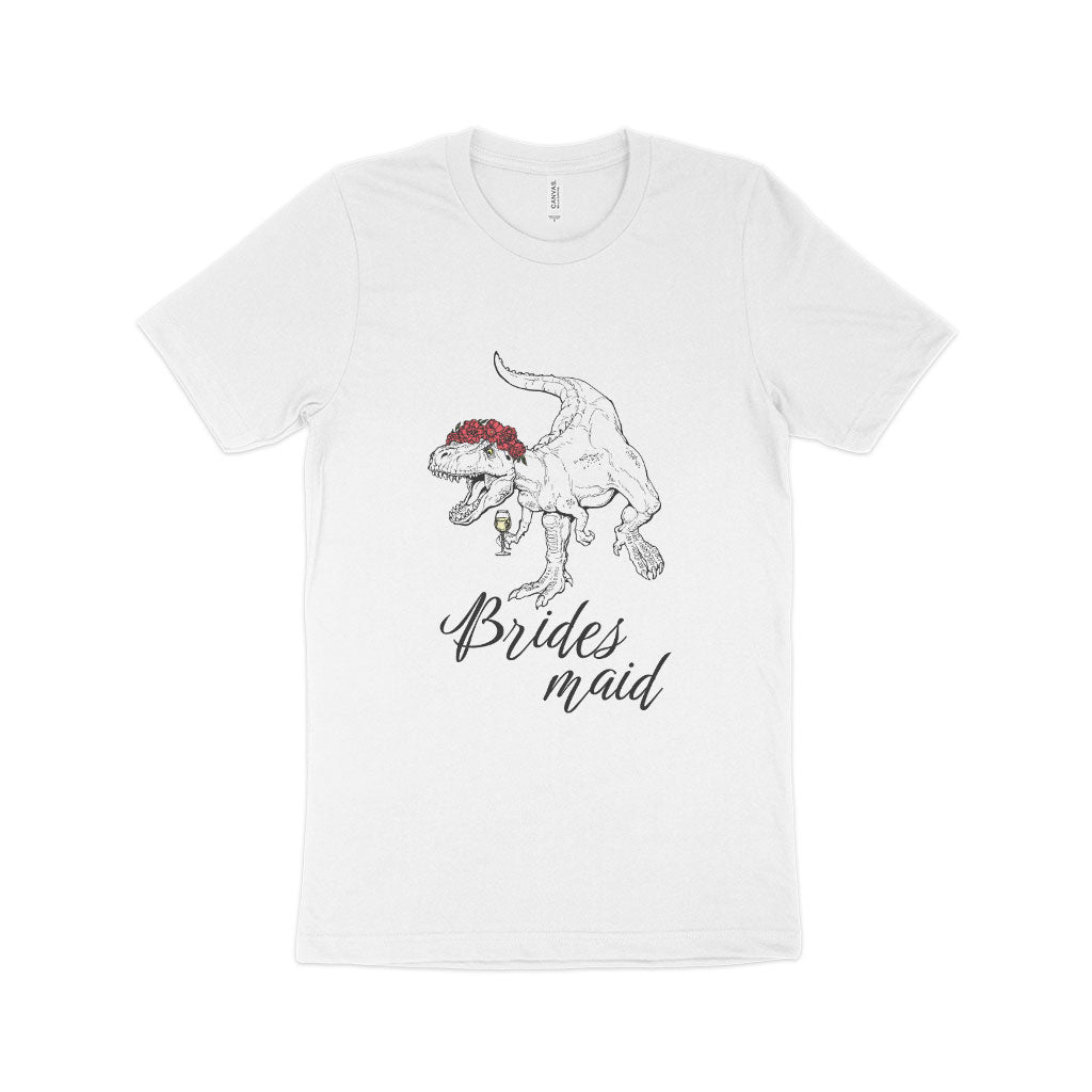 Dinosaur Bride's Maid T-Shirt Made in USA