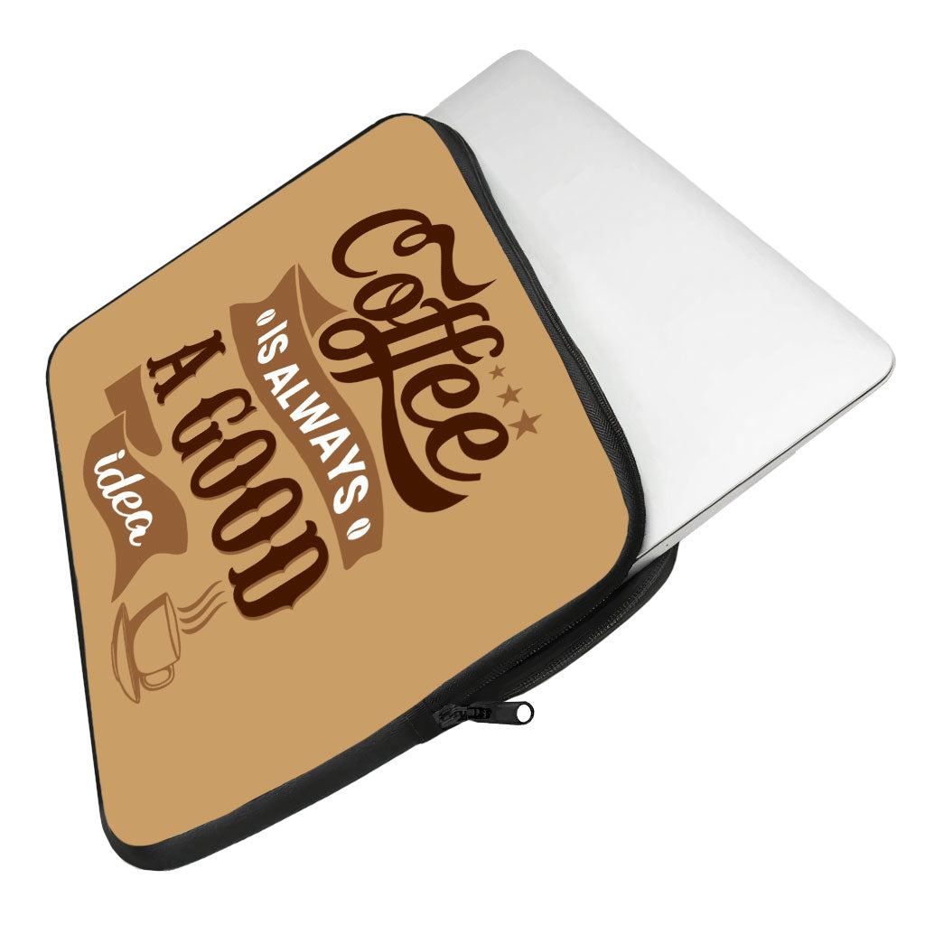 Coffee MacBook Pro 16" Two-Sided Sleeve - Creative Laptop Sleeve - Themed MacBook Sleeve