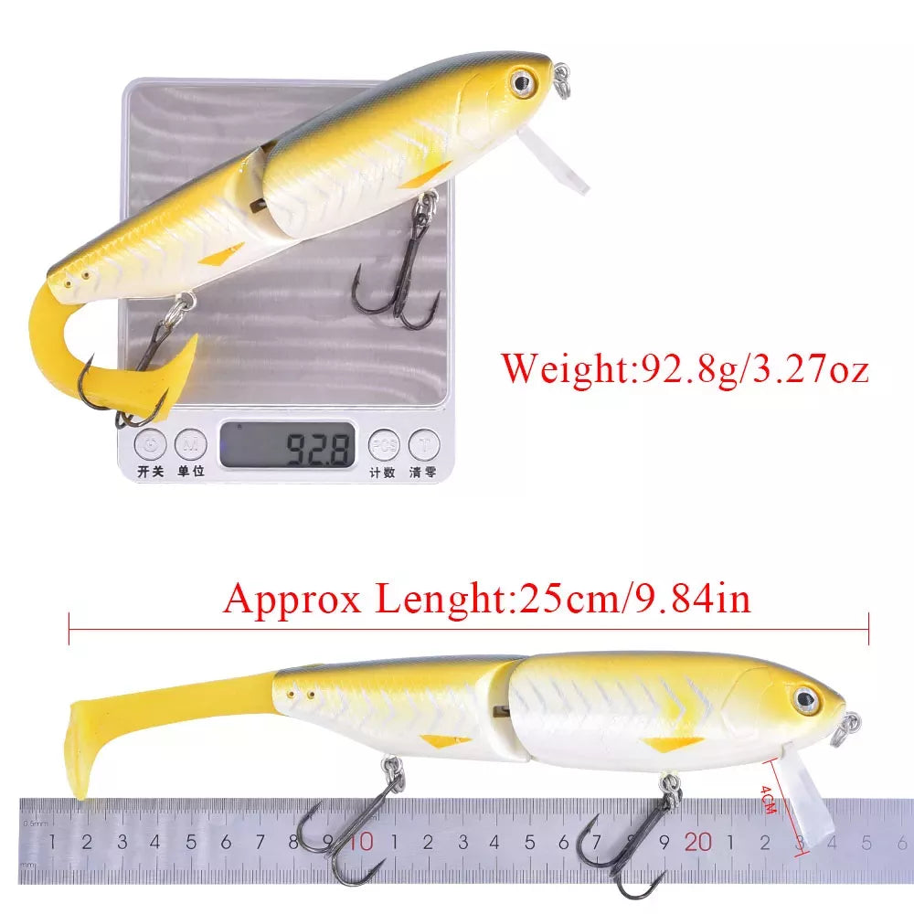 Premium Multi-Jointed 9.84in Fishing Lure