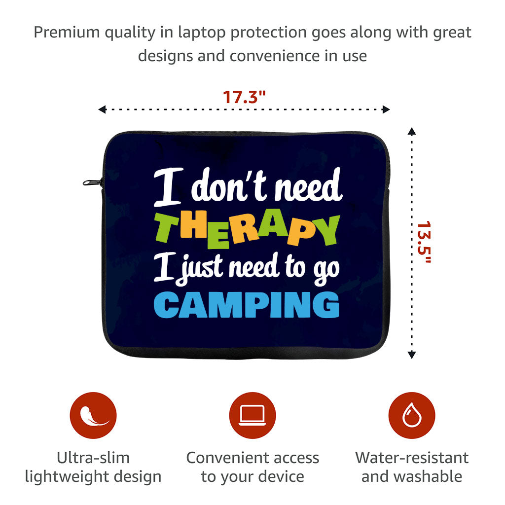 Camping MacBook Pro 16" Two-Sided Sleeve - Cool Laptop Sleeve - Graphic MacBook Sleeve