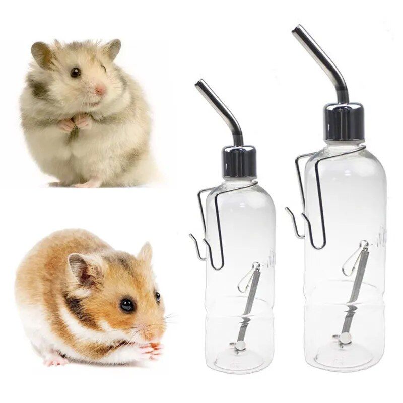 Stainless Steel Hamster & Chinchilla Water Bottle