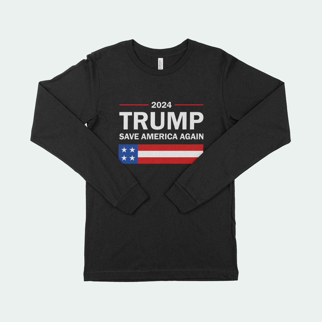 Long Sleeve Trump T-Shirt - Trump Long Sleeve T-Shirt