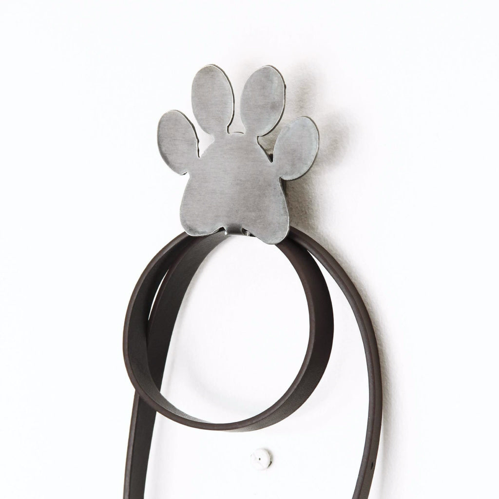 Paw Print Dog Leash Holder