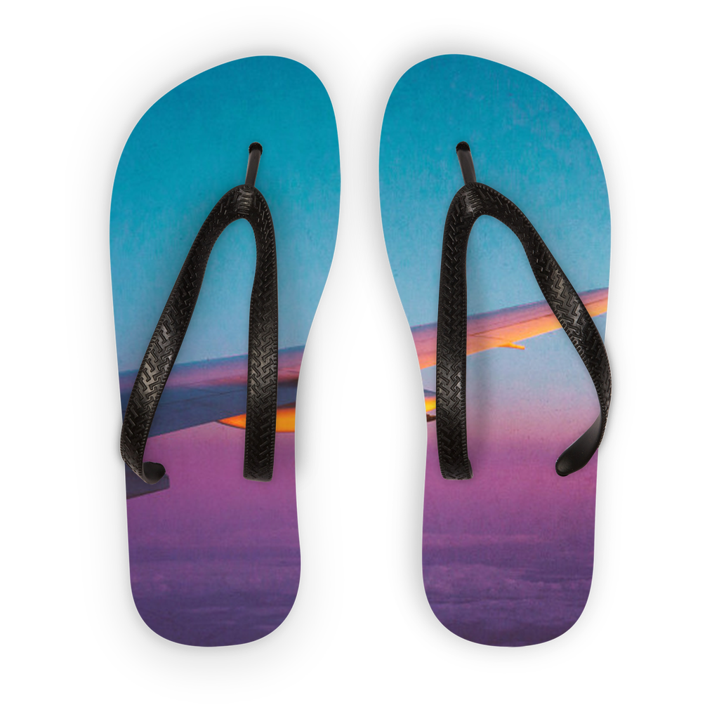 Flying Alone Adult Flip Flops