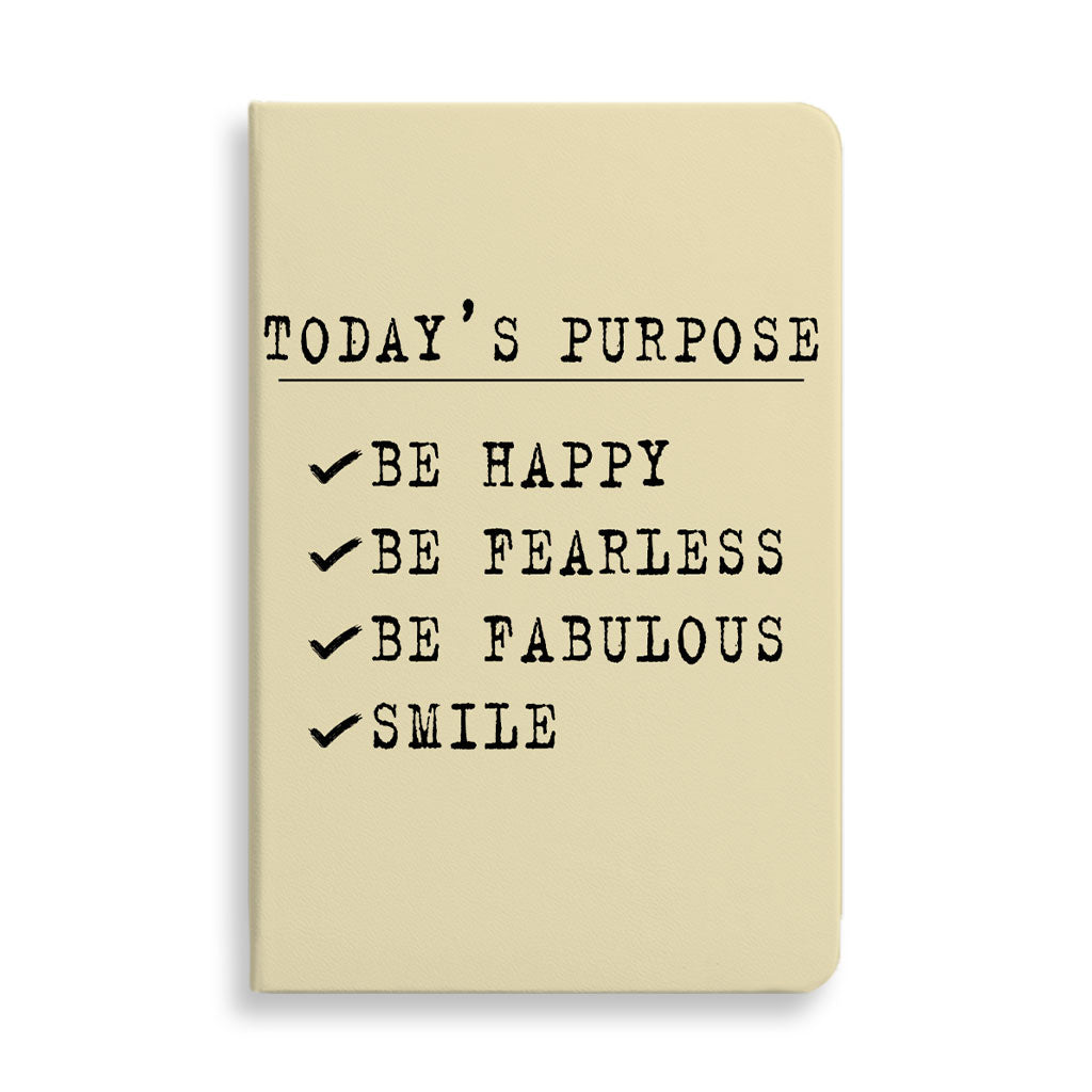 Today's Purpose Journal - Quote Notebook - Graphic Journal