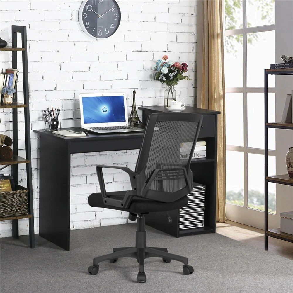 Enhance Your Workspace with Mid-Back Mesh Office Chairs - Set of 2