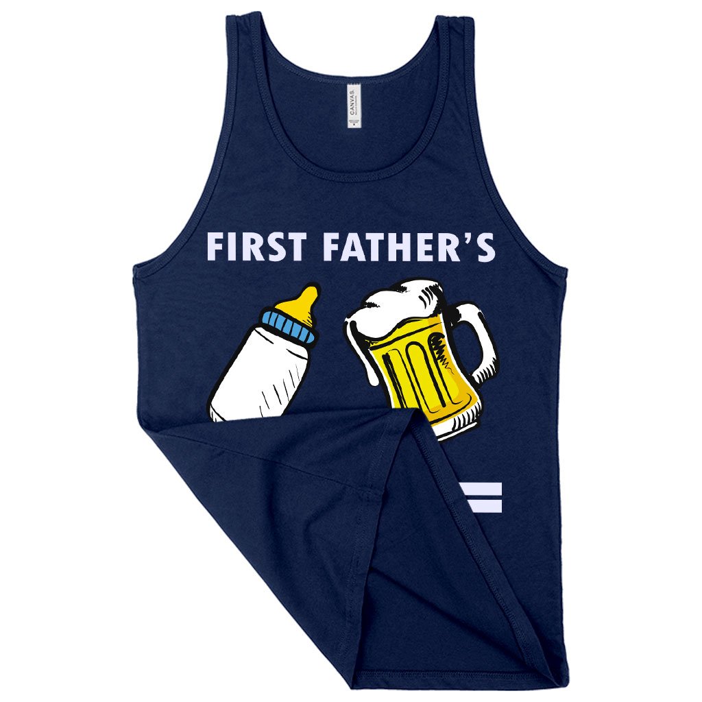 First Father's Day Tank - Funny Father's Day Tanks