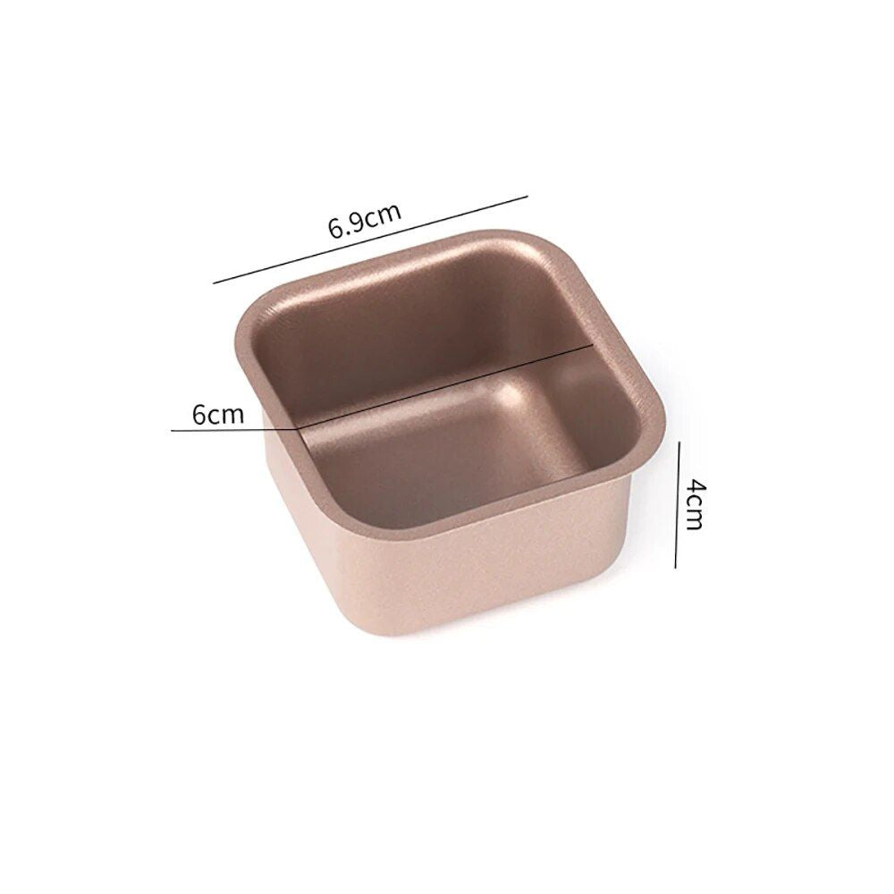 Rose Gold Mini Carbon Steel Non-Stick Cake Mould