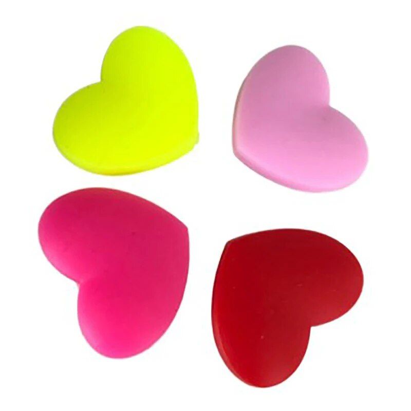 Heart-Shaped Silicone Tennis Racket Vibration Dampener - Shock Absorber for Enhanced Play