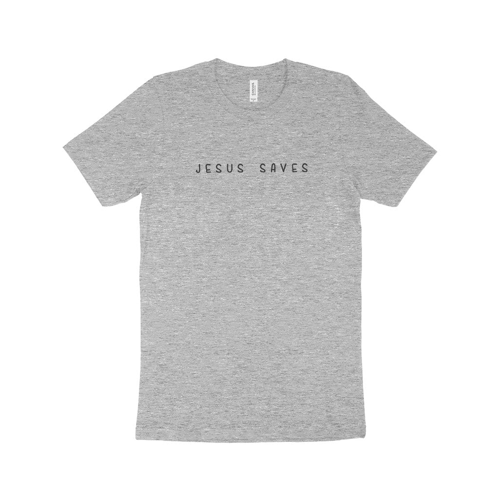 Jesus Saves Unisex Jersey T-Shirt Made in USA