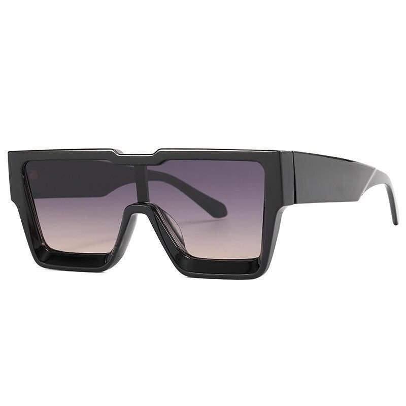 Oversized Square Sunglasses - Vintage Unisex Sunnies with UV400 Protection