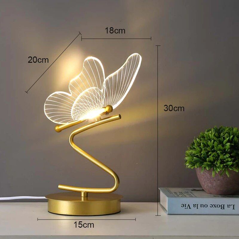 Elegant Nordic Butterfly LED Table Lamp