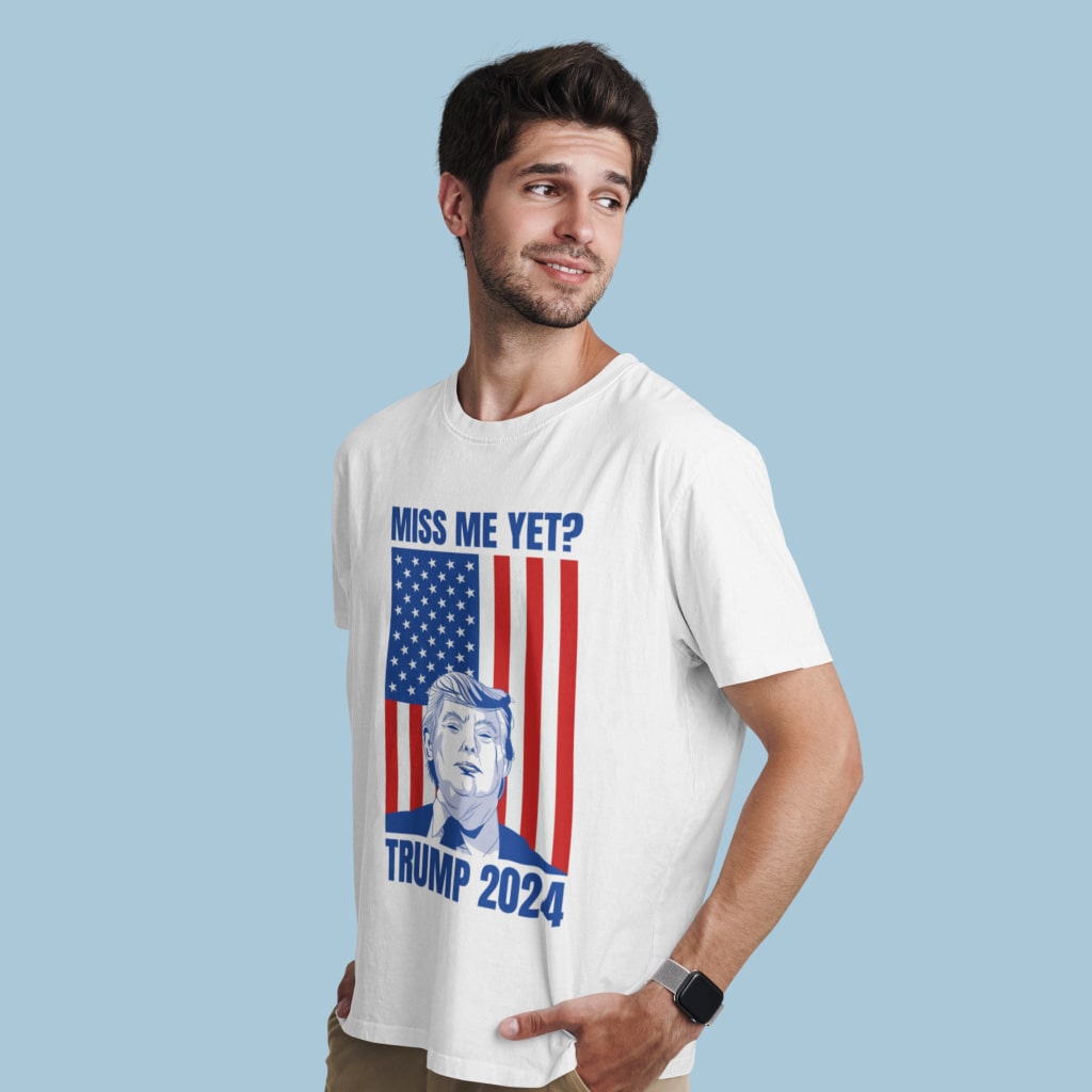 Men's Long Body Donald J Trump T-Shirt - Donald Trump Clothing