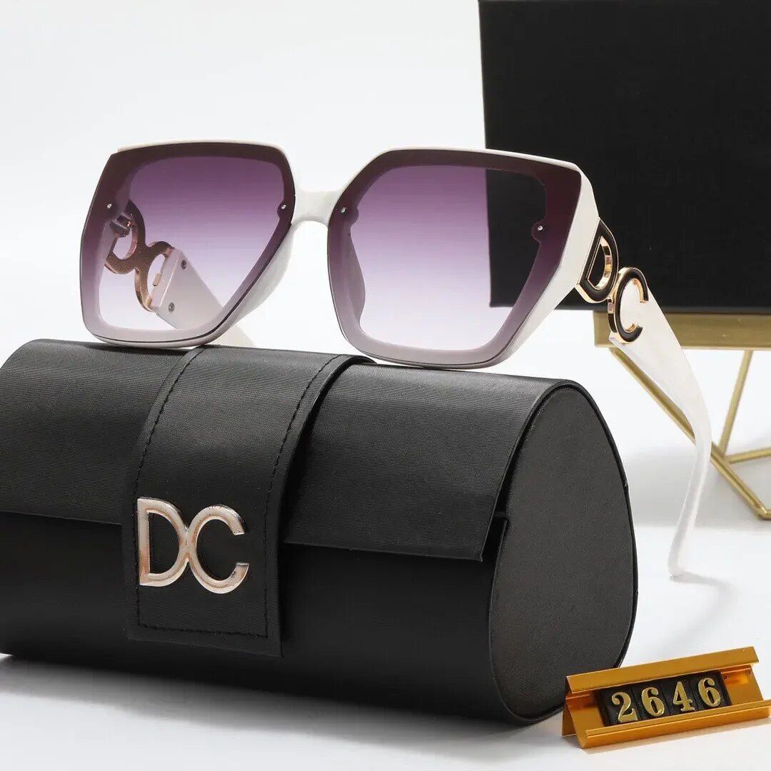 Luxury Square Frame Gradient Sunglasses for Women