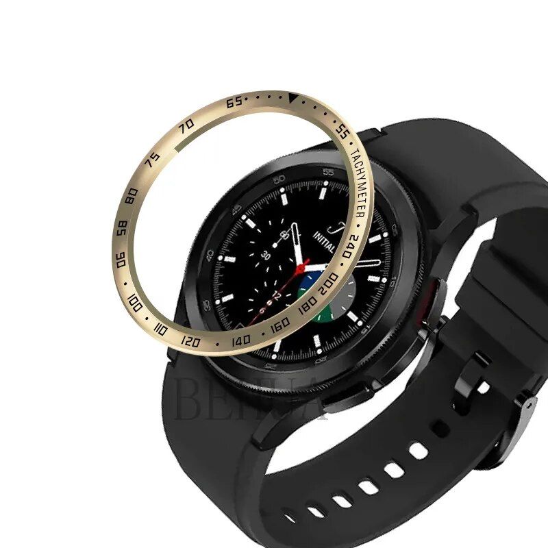 Classic Smartwatch Bezel Protector - Stainless Steel Cover for Galaxy Watch 4