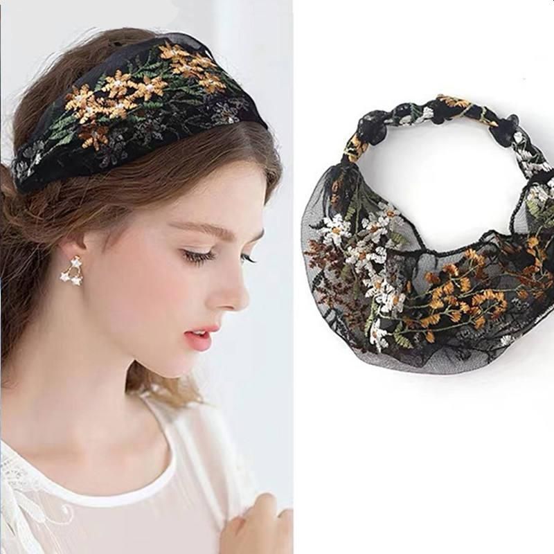 Elegant Lace Wide Headband