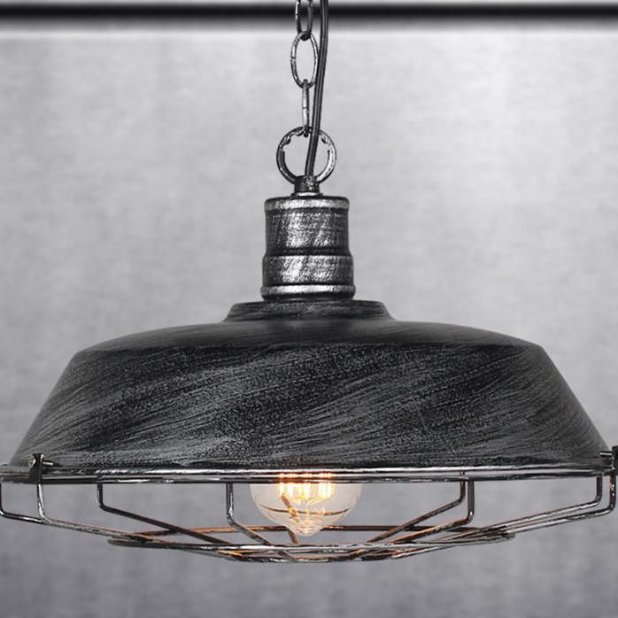 Retro Industrial Iron Pendant Light