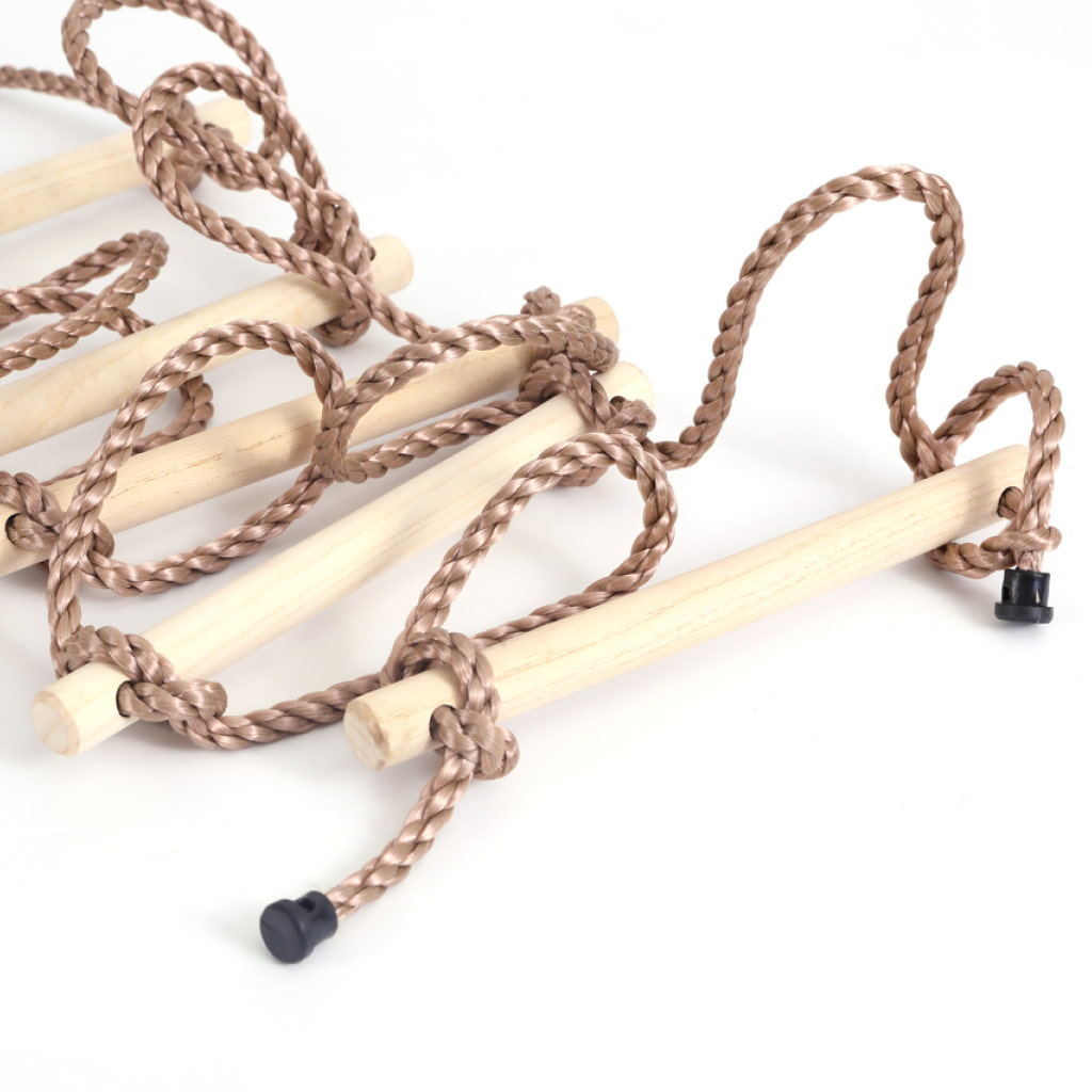 5 Step Climbing Wooden Rope Ladder