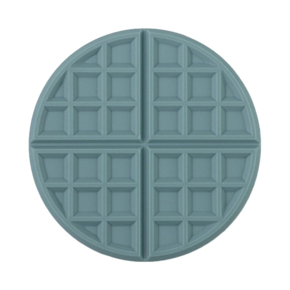 Heat-Resistant Silicone Waffle Trivet - Multipurpose Table Mat and Pot Holder