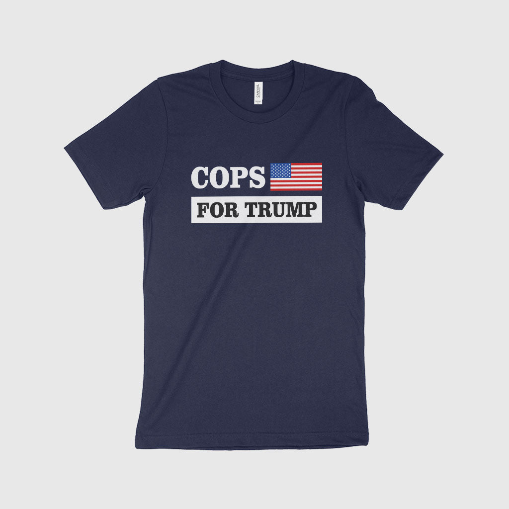 Cops for Trump T-Shirt for Sale - Trump T-Shirts