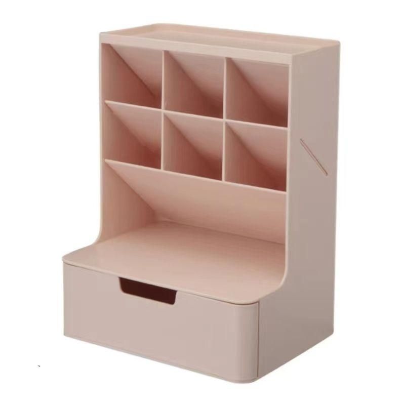 Elegant Desk Organizer: Multi-Functional Office & Cosmetic Storage Rack