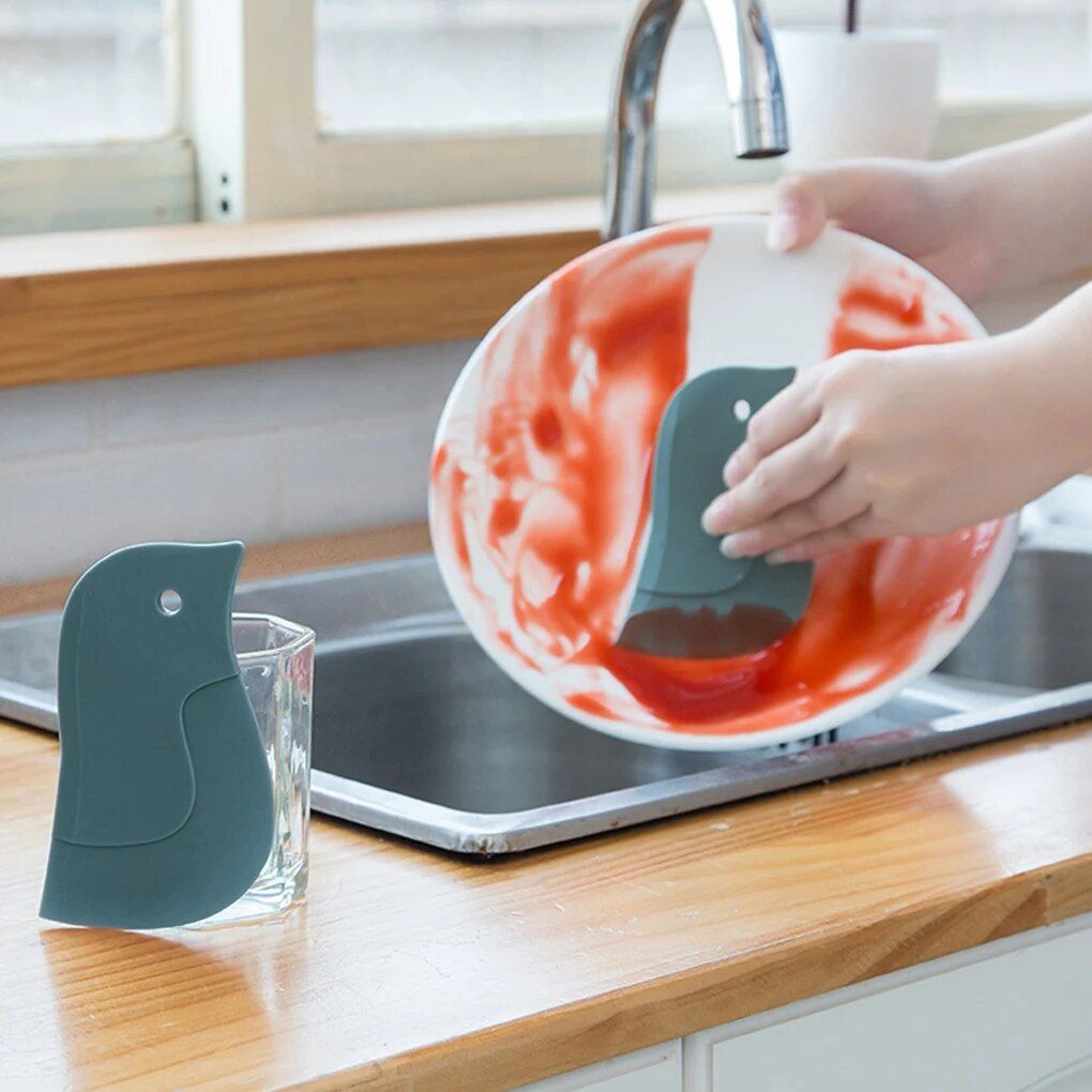 Multi-Functional Animal-Shaped Silicone Kitchen Scraper