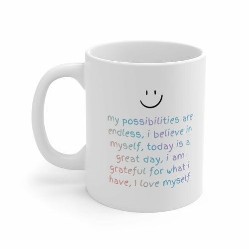 Positive Affirmations Reminder Mug