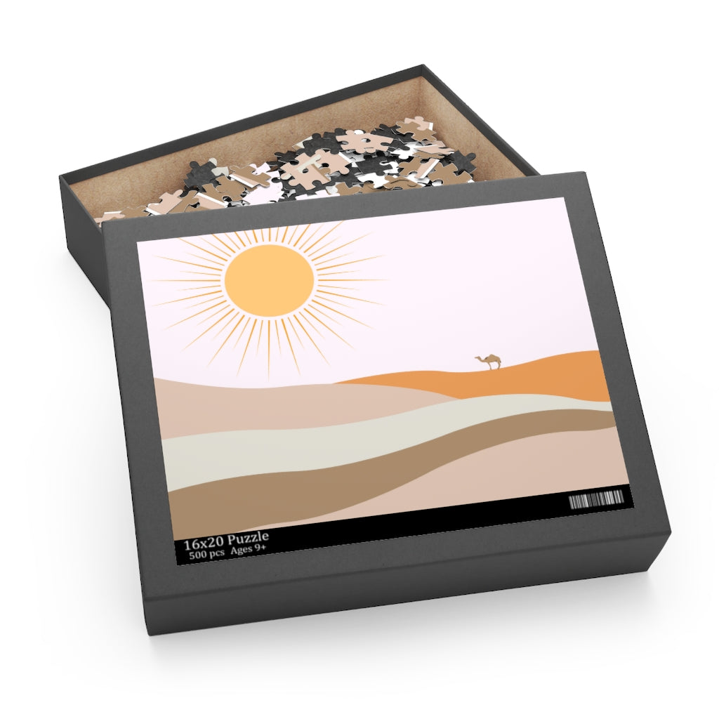 Desert Sun Art Jigsaw Puzzle 500-Piece