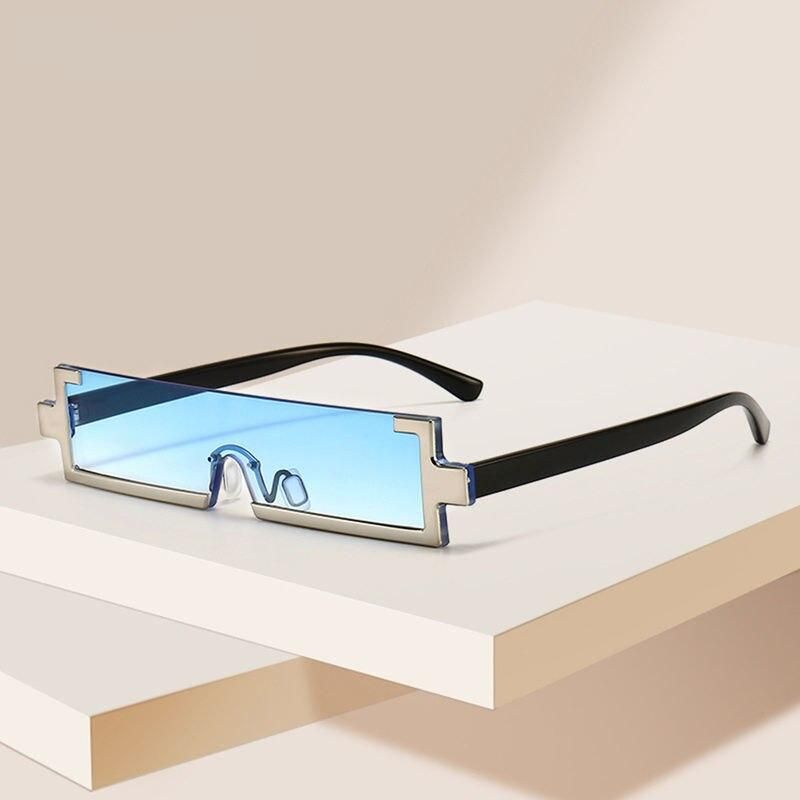 Trendy Square Rimless Sunglasses