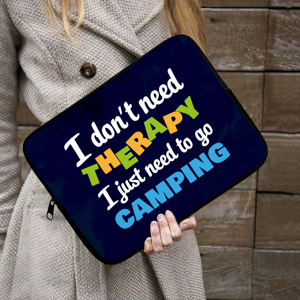 Camping iPad Sleeve - Cool Tablet Sleeve - Graphic Carrying Case