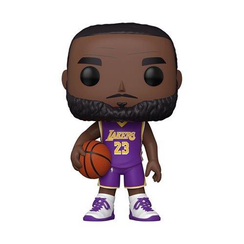 NBA Lakers LeBron James Purple Jersey 10-Inch Funko Pop Vinyl