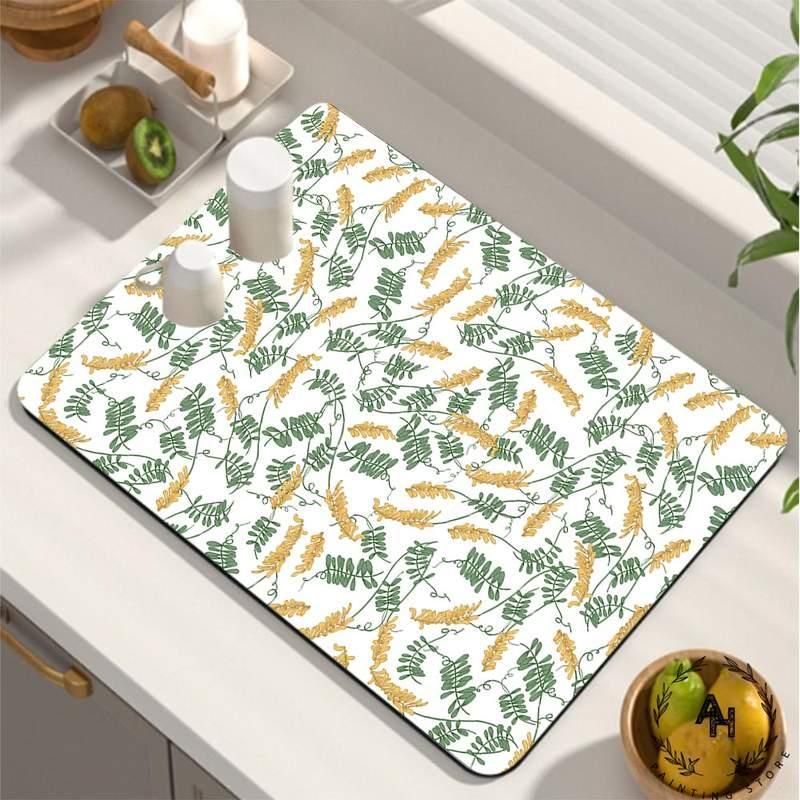 Multi-Purpose Diatom Mud Kitchen Drying Mat