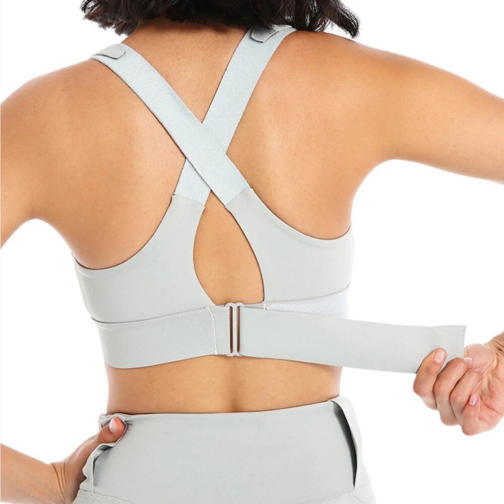 Versatile Zip-Front Sports Bra