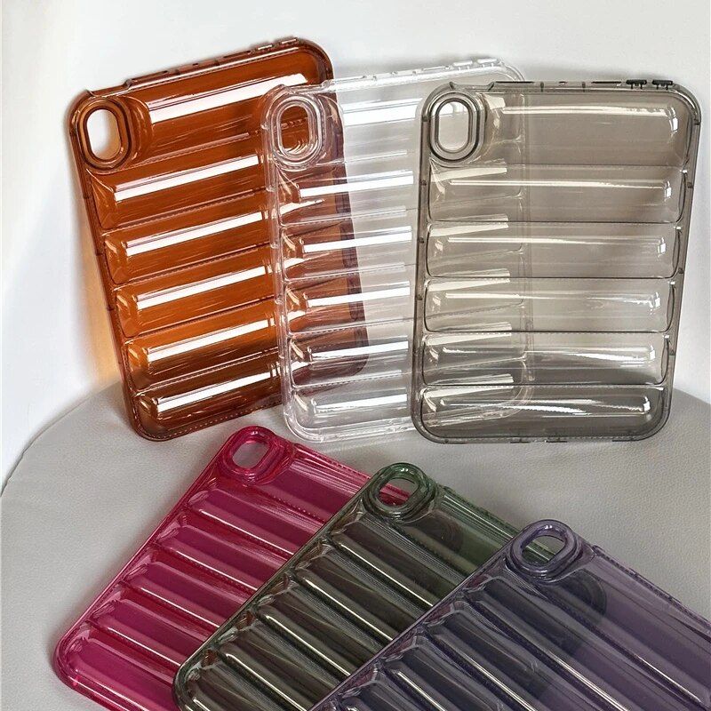 Transparent Silicone Tablet Case for Multiple iPad Models