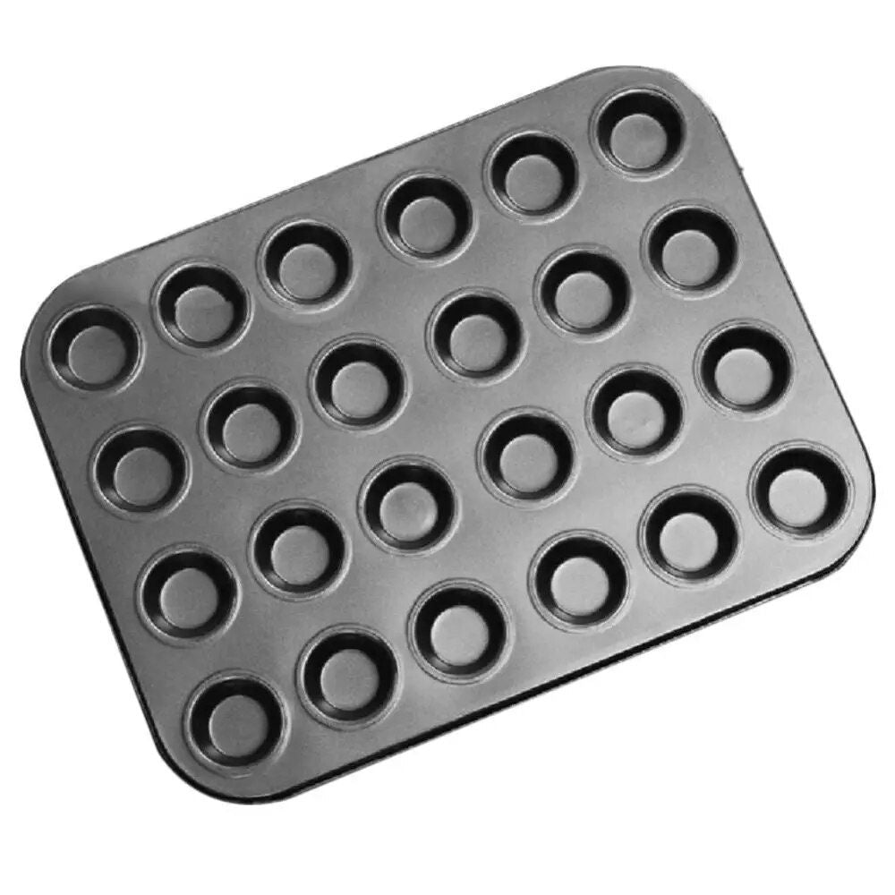 Deluxe 24-Cavity Non-Stick Cupcake and Muffin Baking Pan