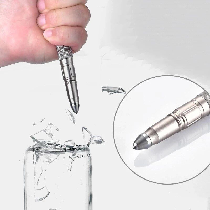 Multi-Function Tactical Pen: Self-Defense, Emergency Flashlight & Writing Tool