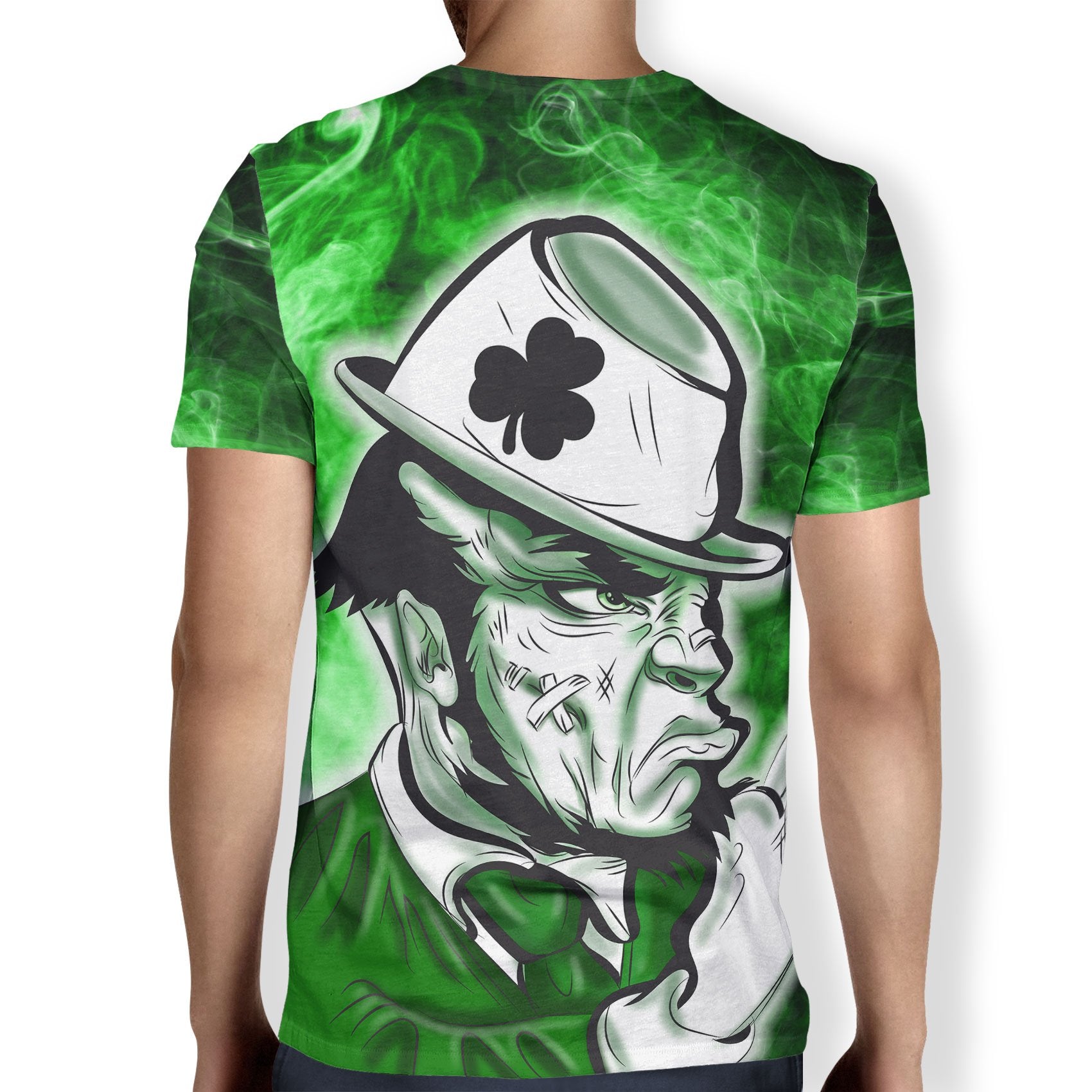 Fighting Leprechaun Men's T-Shirt