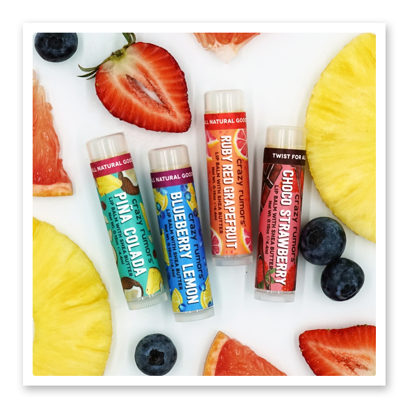 Crazy Rumors Lip Balm, Fruity Mix - Zomdo Marketplace | Zomdo.com