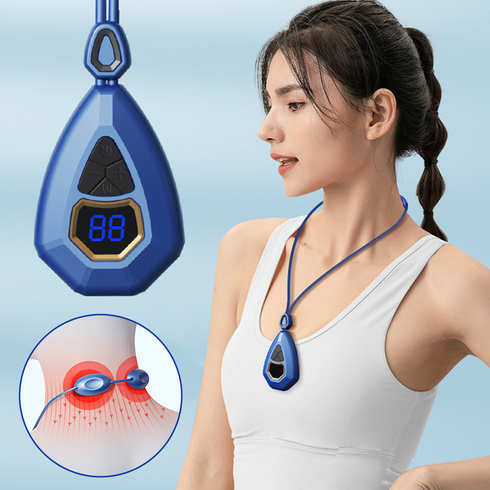 Pendant Neck Massager Mini Intelligent EMS Cervical Spine Massager