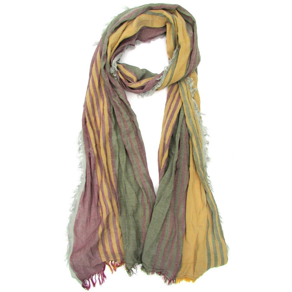 Turkish Cotton Fringed Hobo Scarf