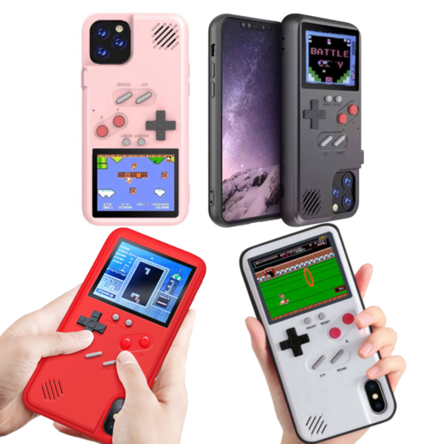 Playable Retro Nostalgic Gaming 36 Color Games iPhone Case