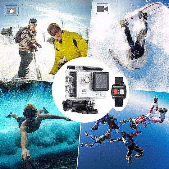 4K Action Pro Waterproof All Digital UHD Wi-Fi Camera + RF Remote