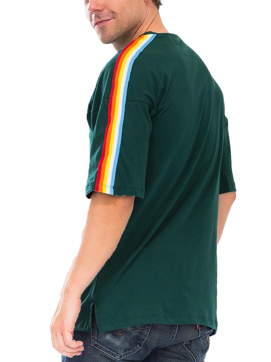 RAINBOW TAPE SHORT SLEEVE SHIRT