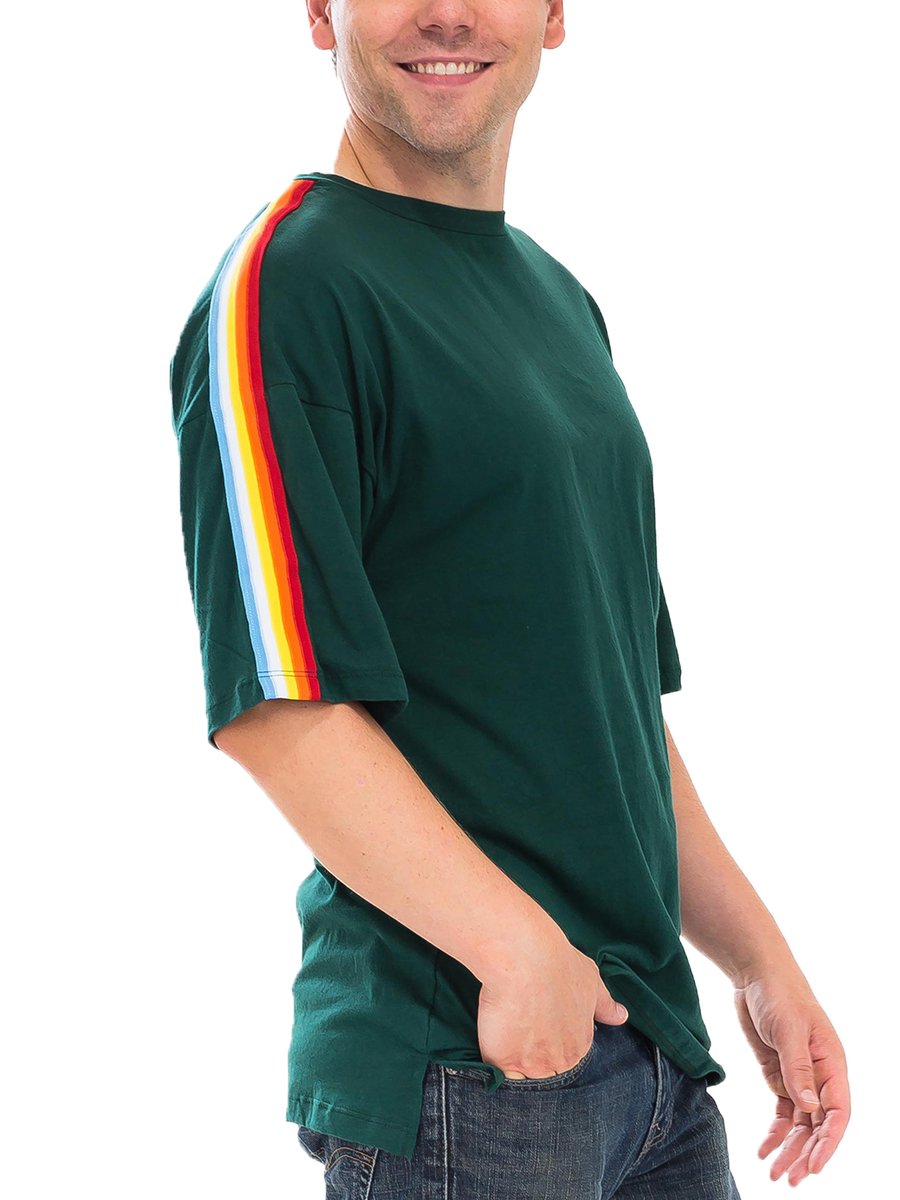 RAINBOW TAPE SHORT SLEEVE SHIRT