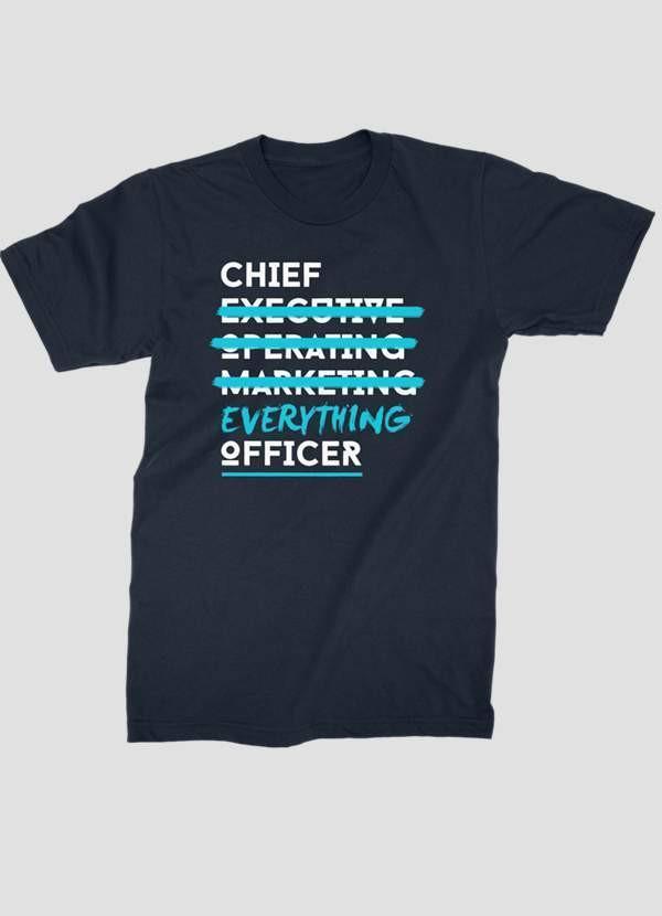 CHIEF EVERYTHING OFFICER Printed T-shirt | Scorpius