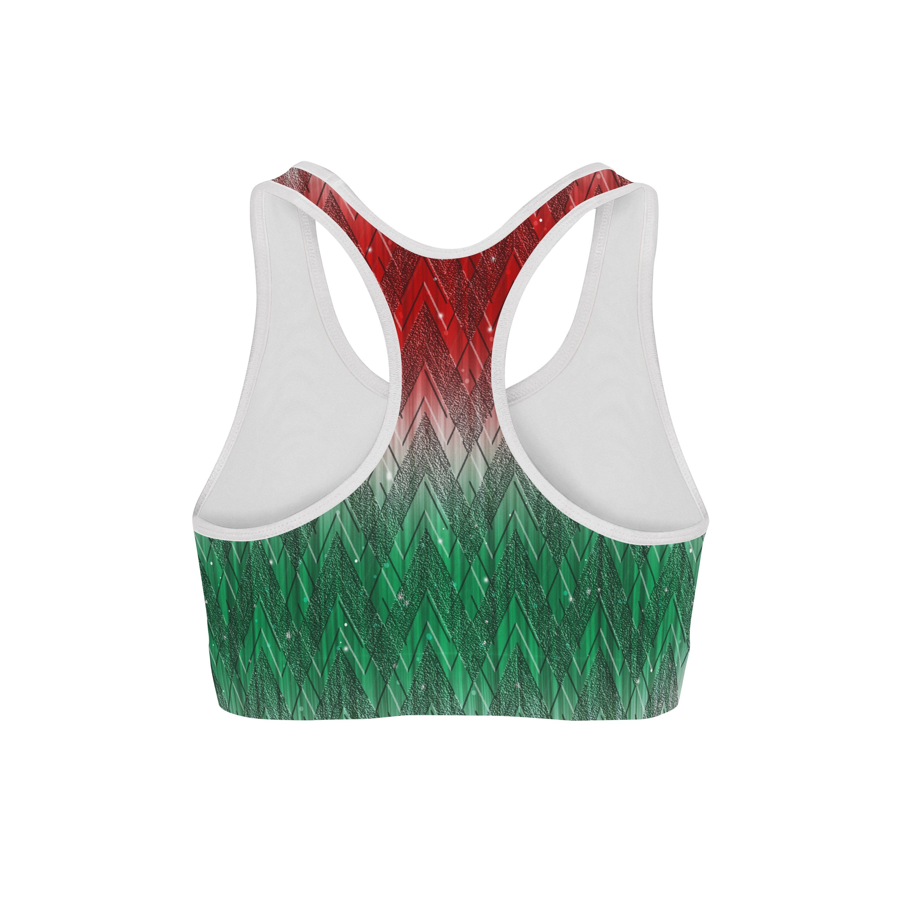 Holiday Wrap Sports Bra