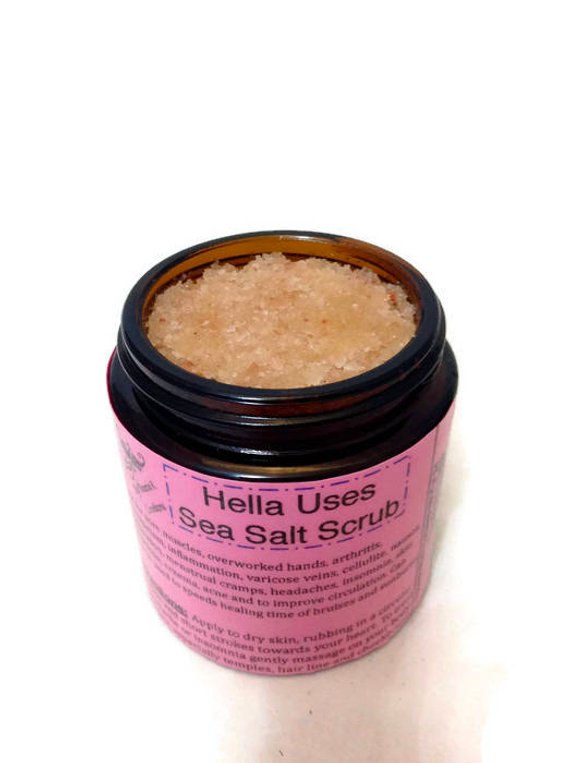 Organic Hella Uses Sea Salt Scrub