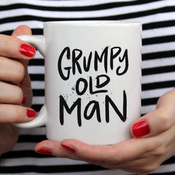 "Grumpy Old Man" Coffee Mug